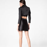 Midnight Mini Slit Skirt - Sevgilim