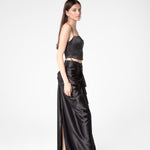 Midnight Draped Skirt - Sevgilim
