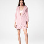 Blush Draped Coat - Sevgilim