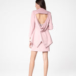 Blush Draped Coat - Sevgilim