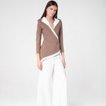 Mocha Elegance Blazer Cum Dress - Sevgilim