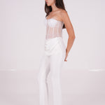 Sequin Organza Corset - Sevgilim