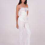 Beaded Draped Top - Sevgilim