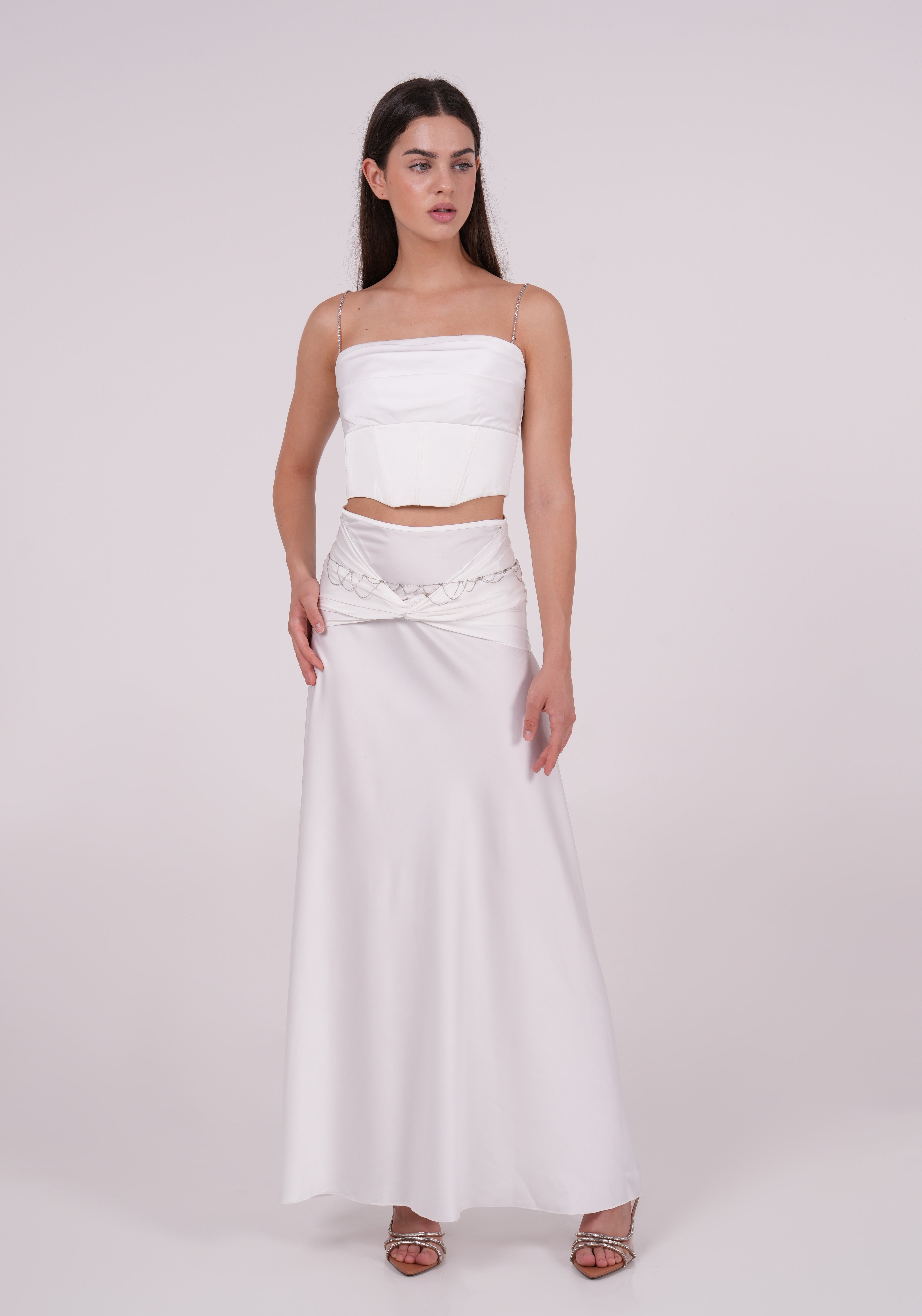 White Chain Top - Sevgilim