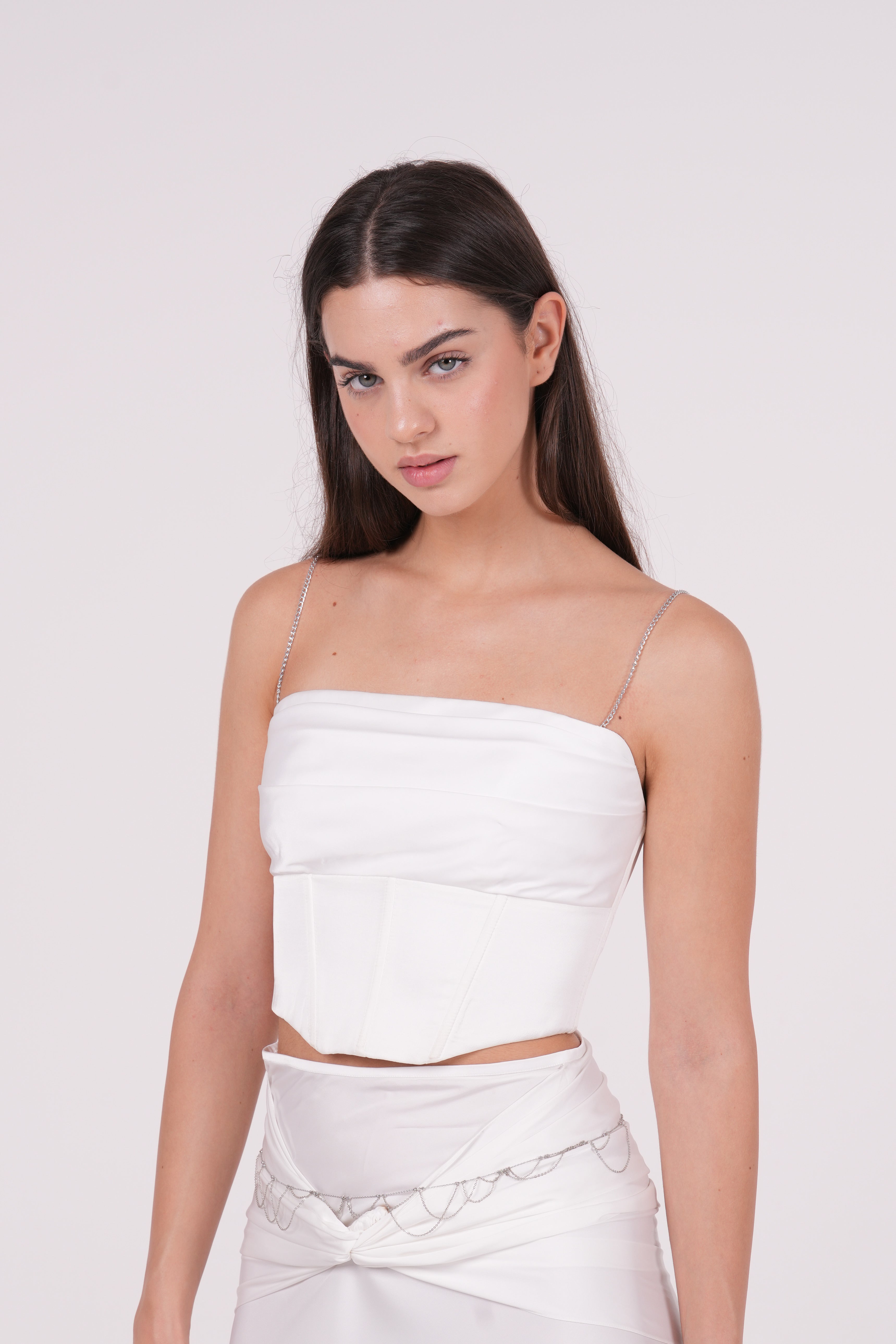 White Chain Top - Sevgilim