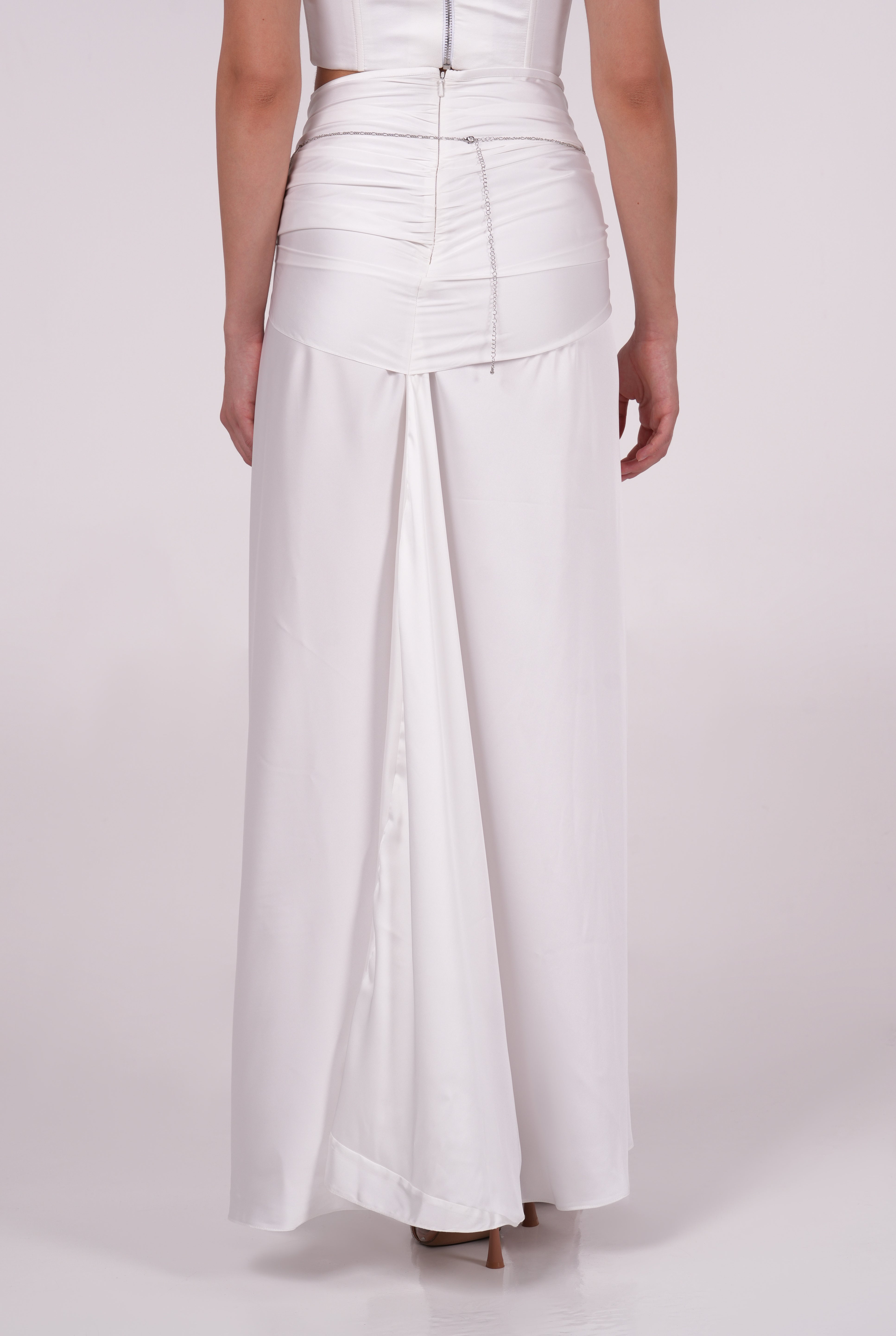 Knotted A line Skirt - Sevgilim