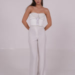 White Ribbon-Flap Top - Sevgilim