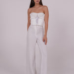 White Ribbon-Flap Top - Sevgilim