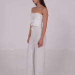 White Ribbon-Flap Top - Sevgilim