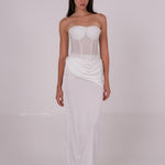 White Lace Corset - Sevgilim