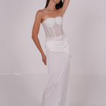 White Lace Corset - Sevgilim