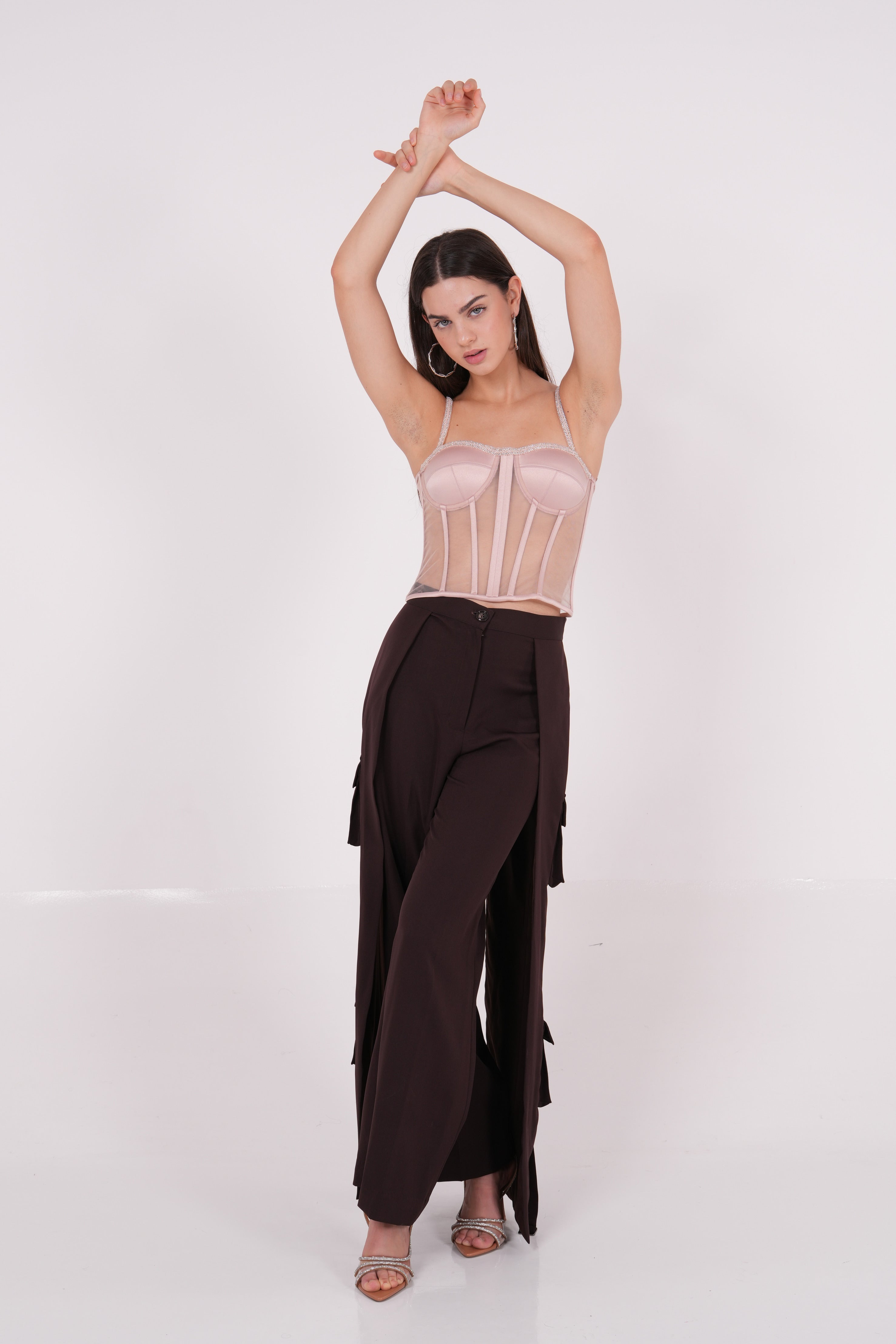 Peach Net Corset - Sevgilim