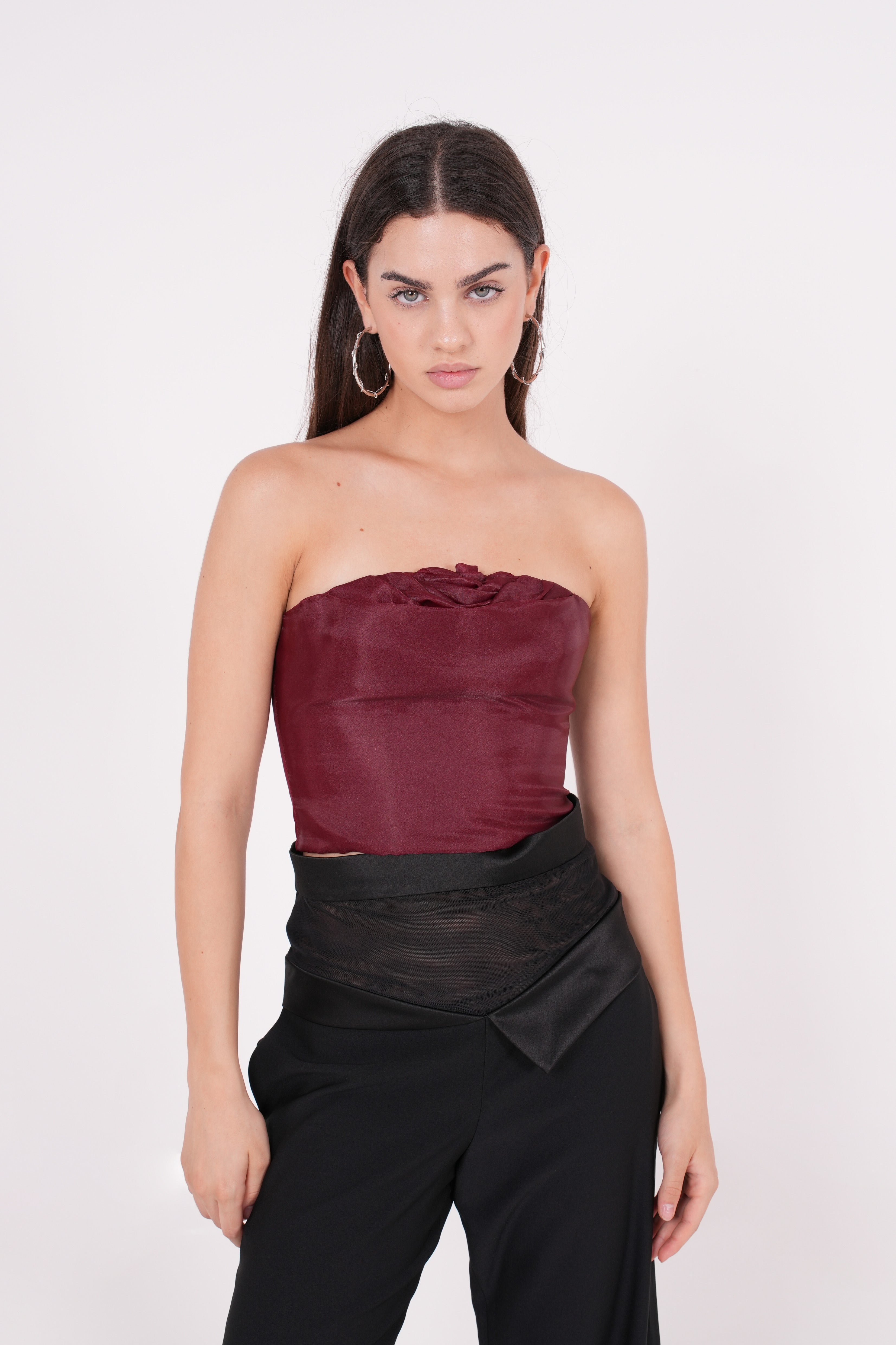 Organza Rose Top - Sevgilim