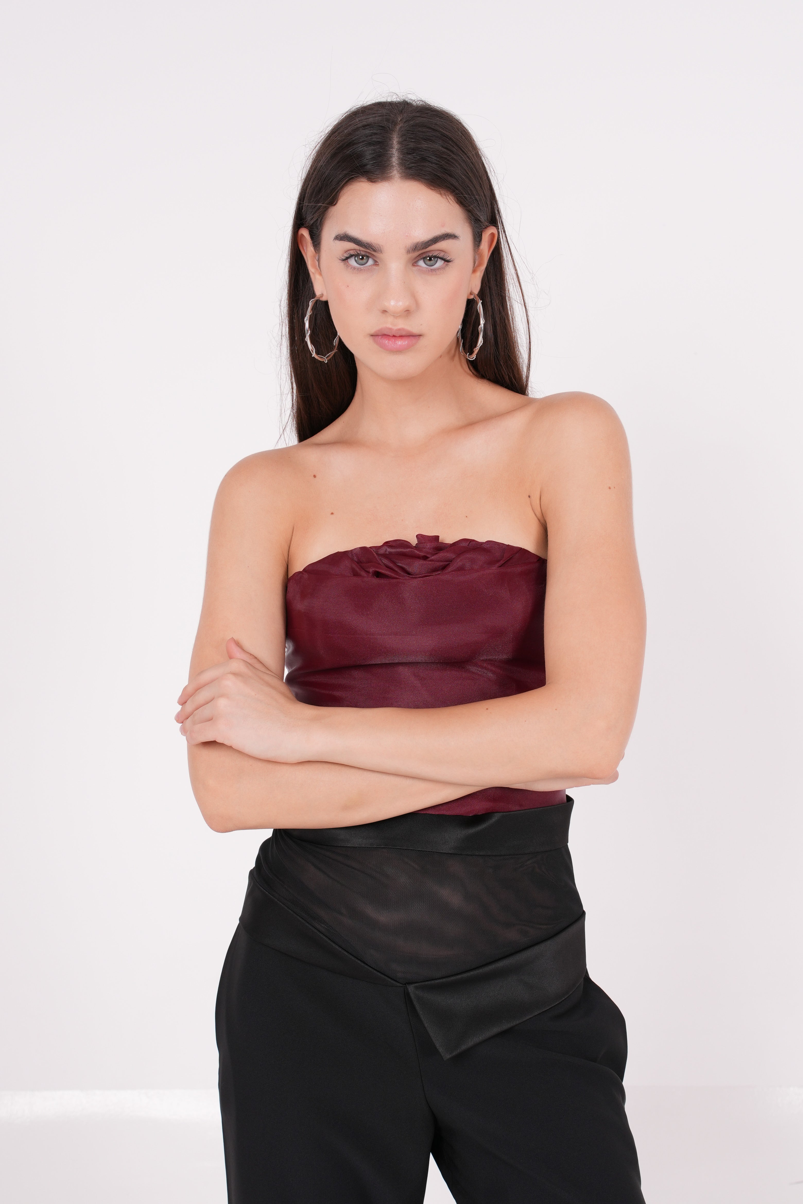 Organza Rose Top - Sevgilim
