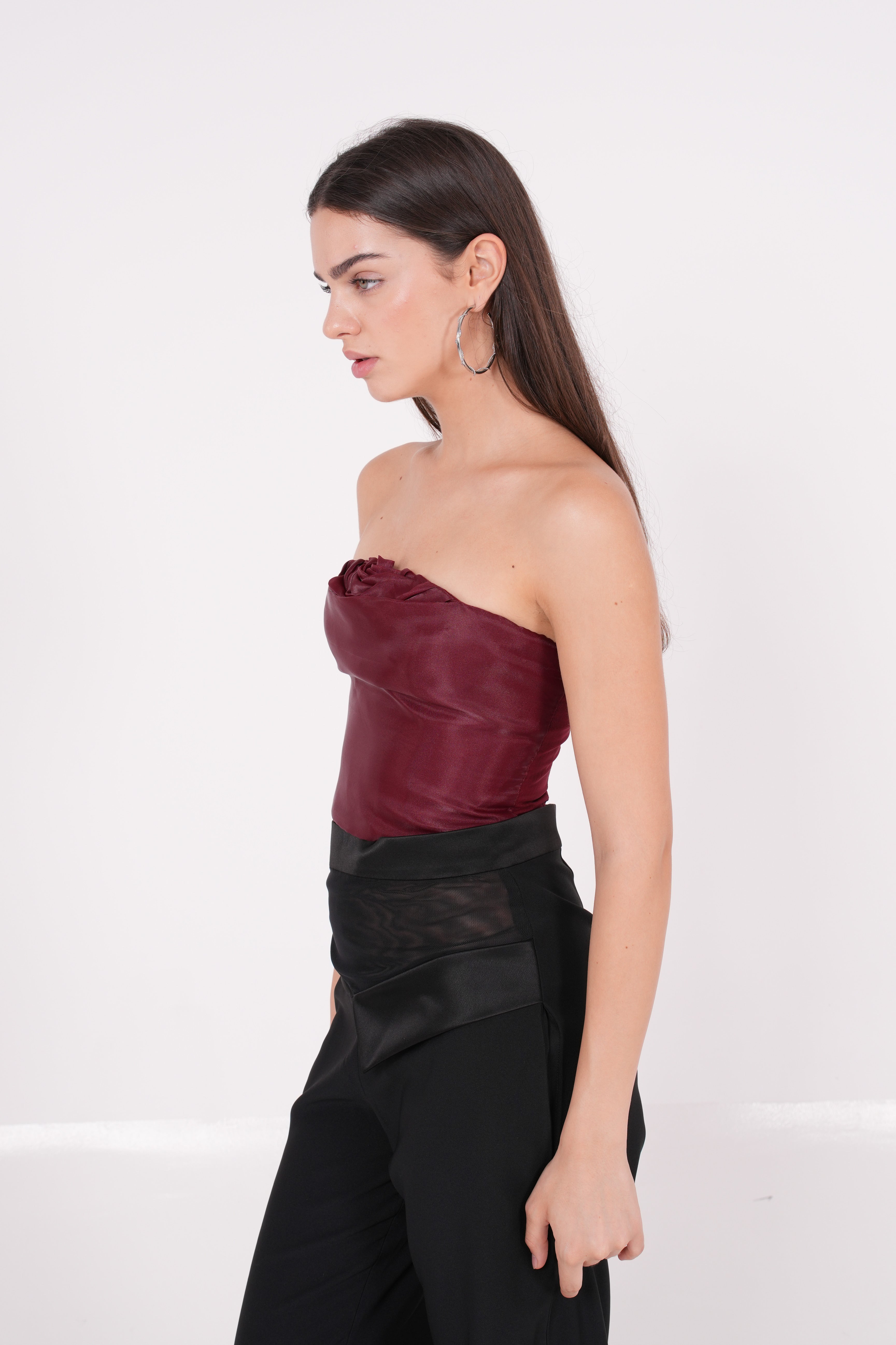 Organza Rose Top - Sevgilim