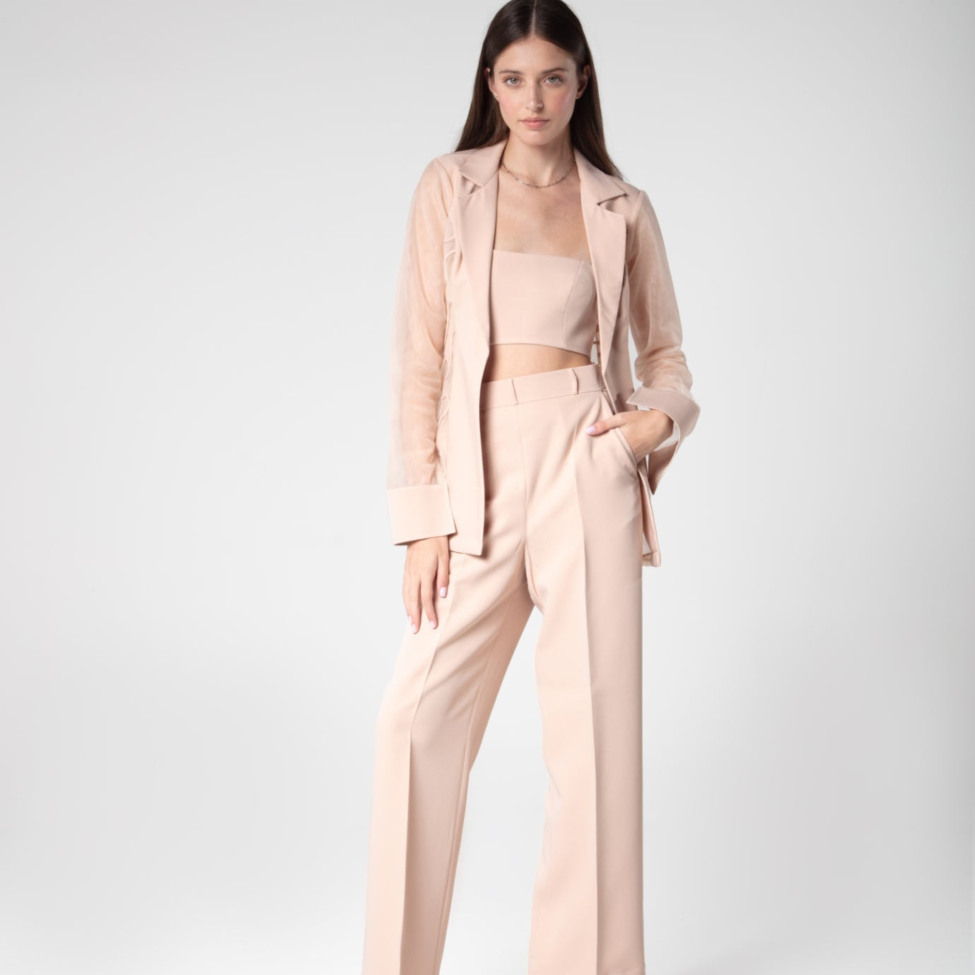 Satin Crepe Blazer for Office: Redefining Power Dressing with Sevgilim