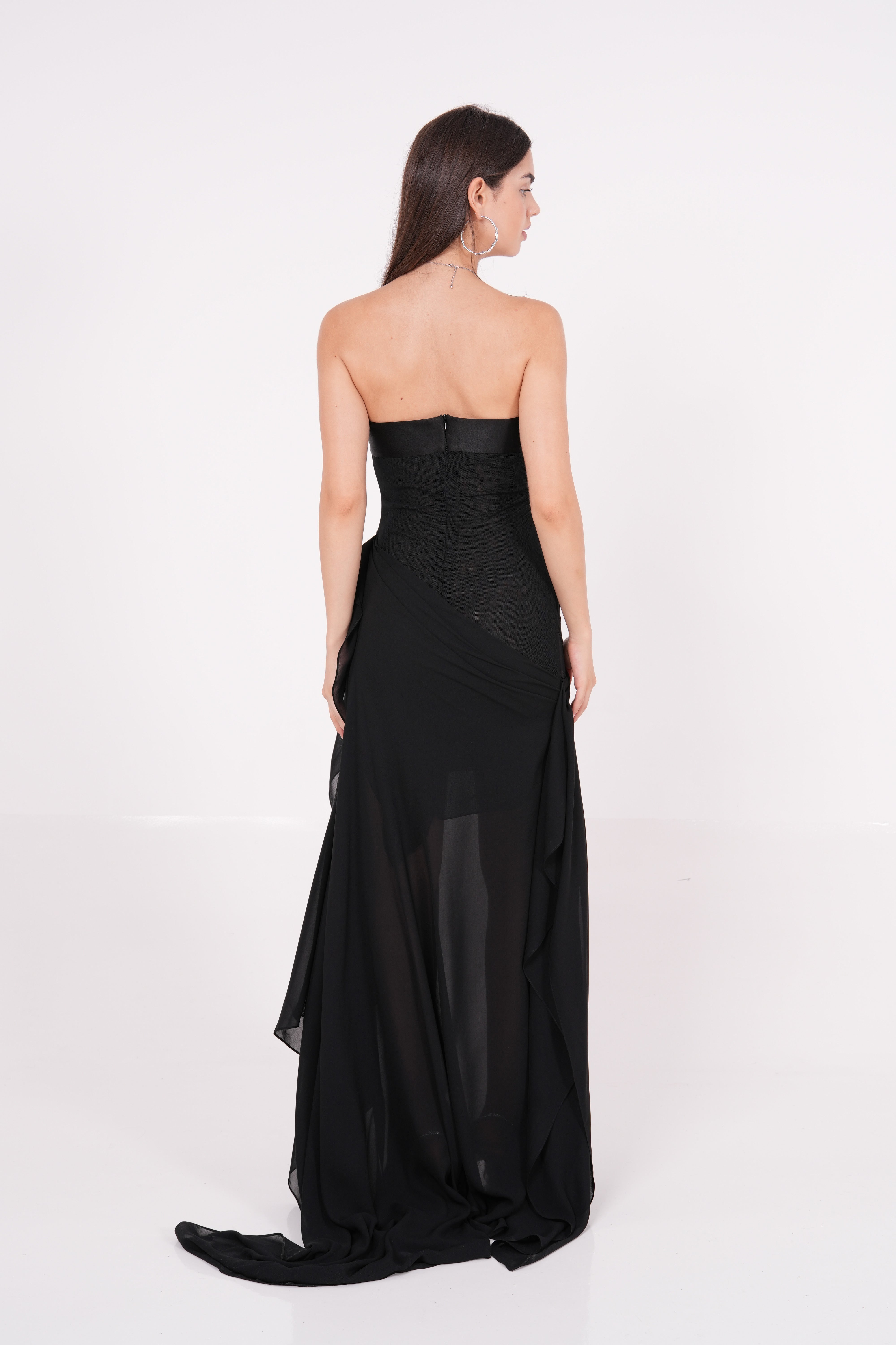 Timeless Elegance: Black Long Skirts by Sevgilim