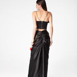 Midnight Draped Skirt - Sevgilim