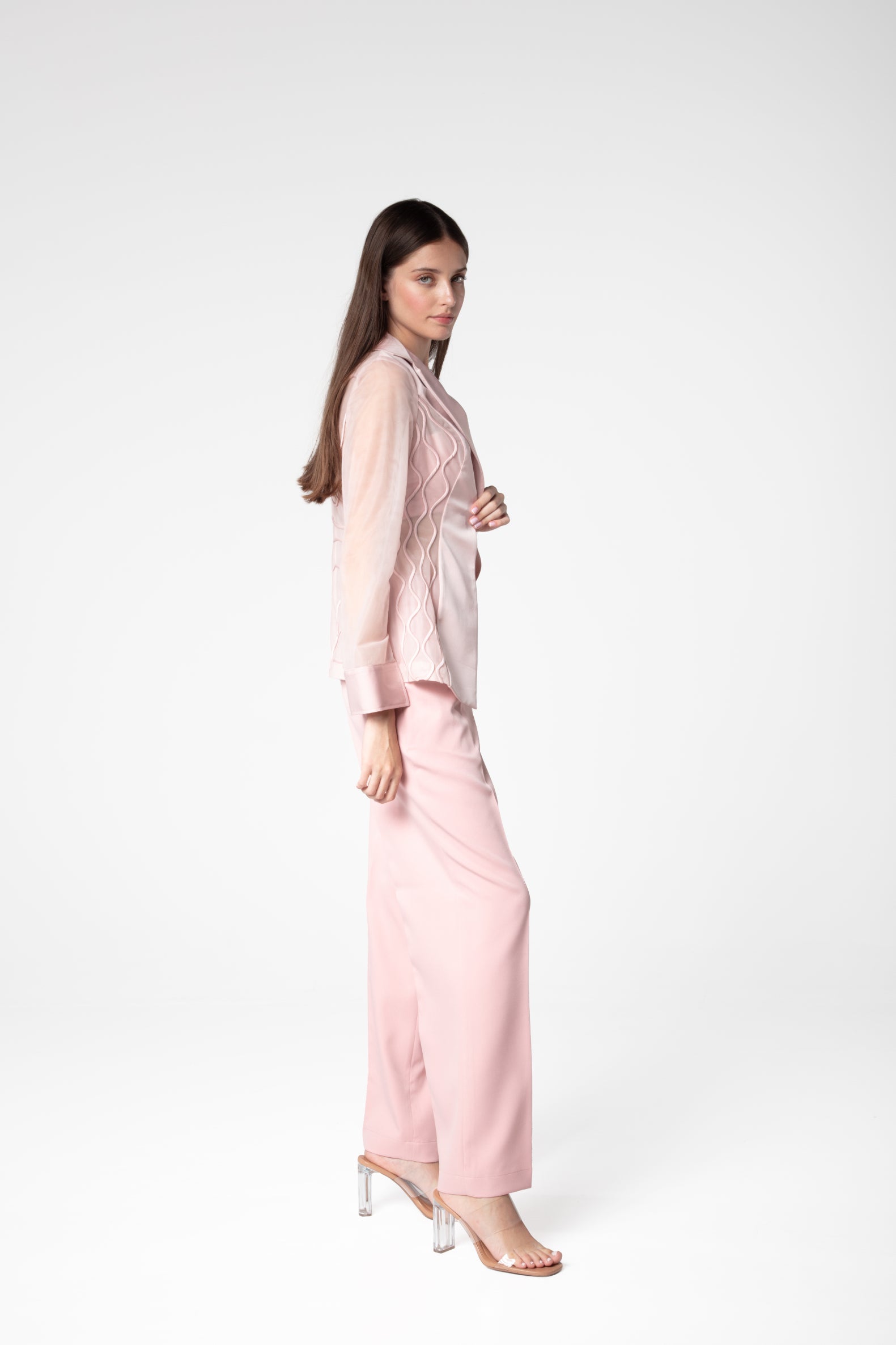 Artisan Blush Pink Formal Blazer - Sevgilim