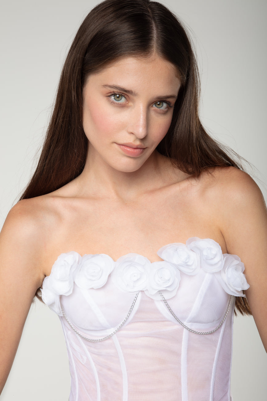 Blossom Breeze Off-Shoulder Elegance - Sevgilim