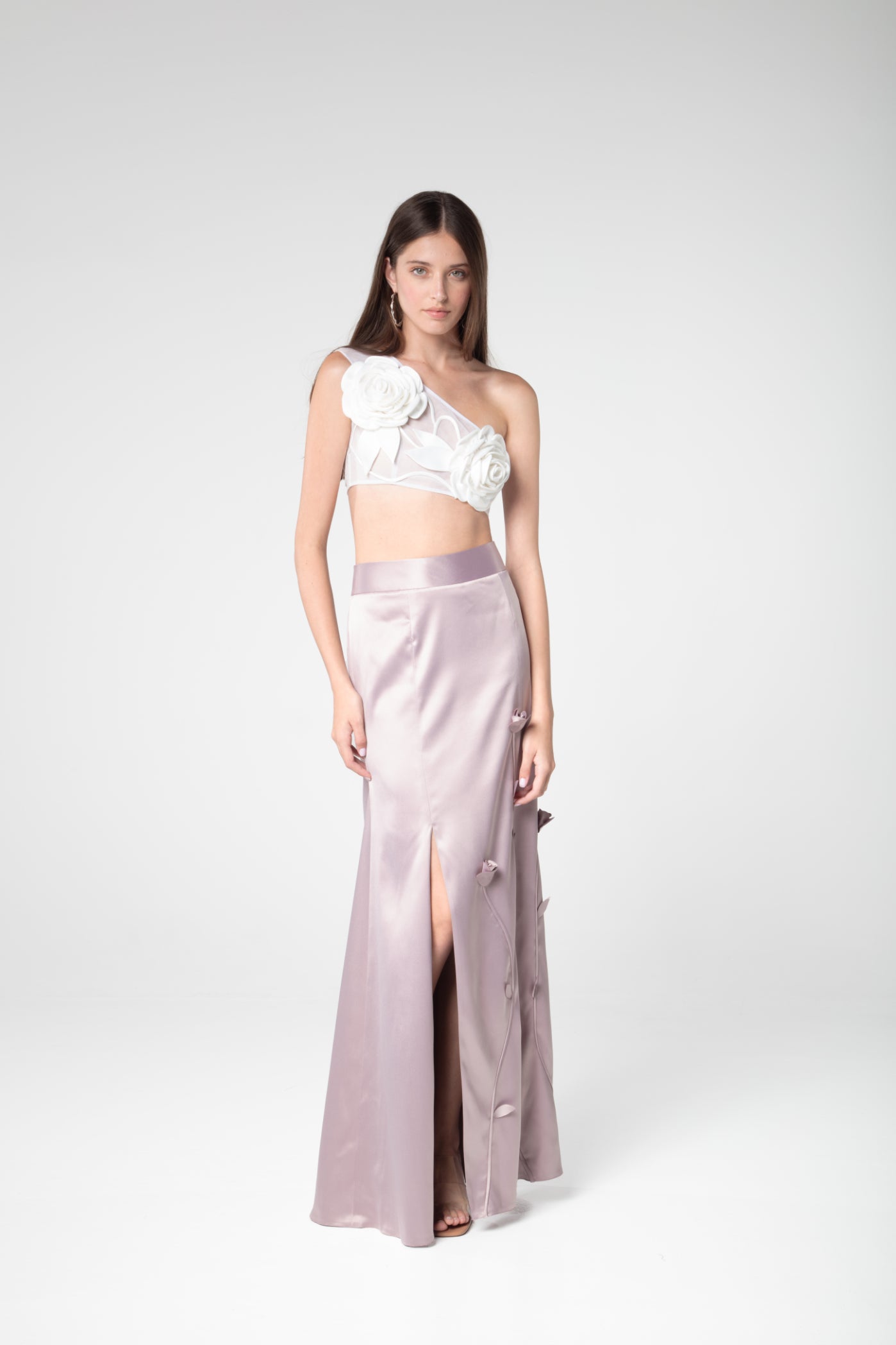 Lilac Dream Slit Skirt - Sevgilim