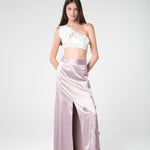 Lilac Dream Slit Skirt - Sevgilim