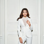 Ivory Luxe Suit by Sevgilim