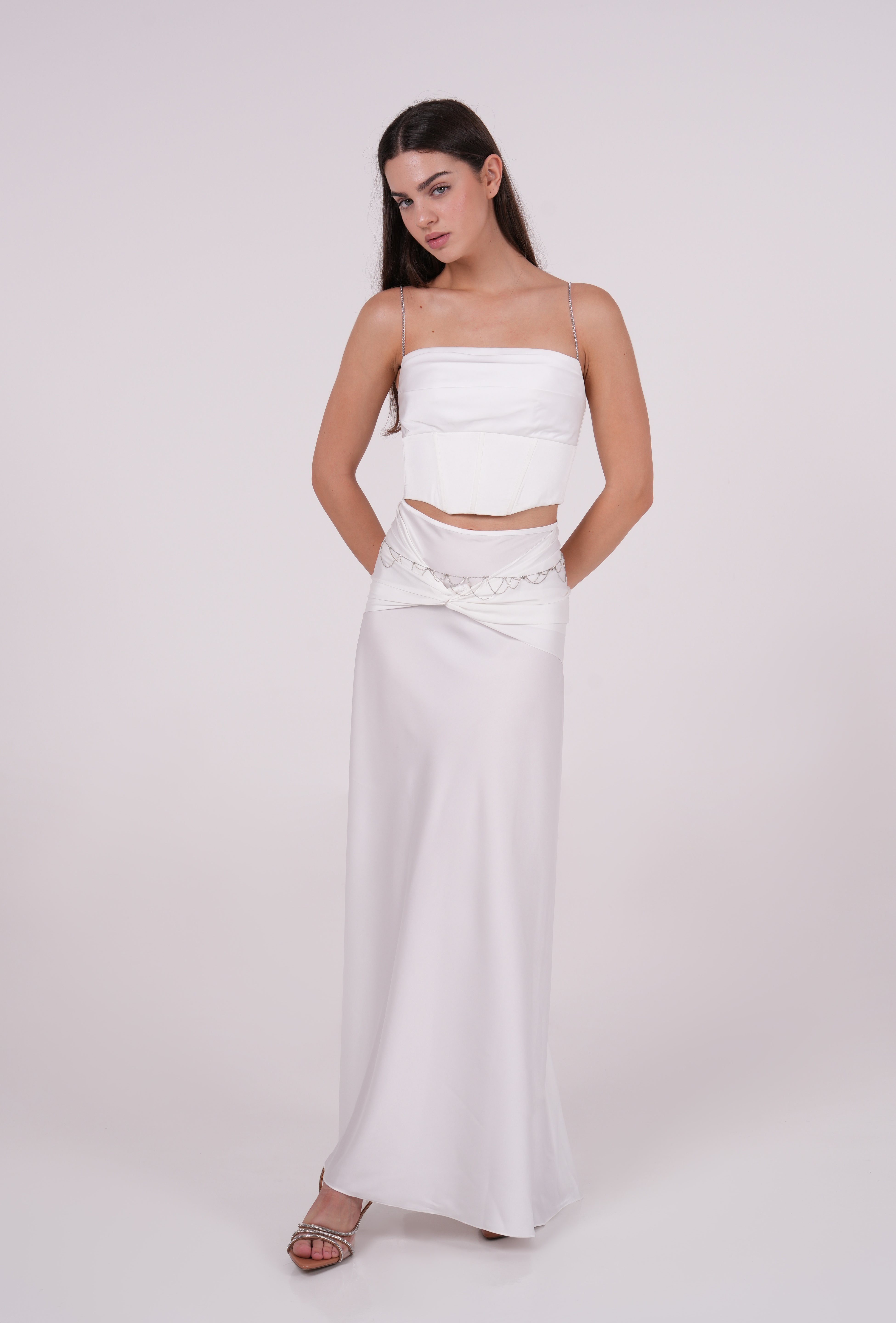 White Chain Top - Sevgilim