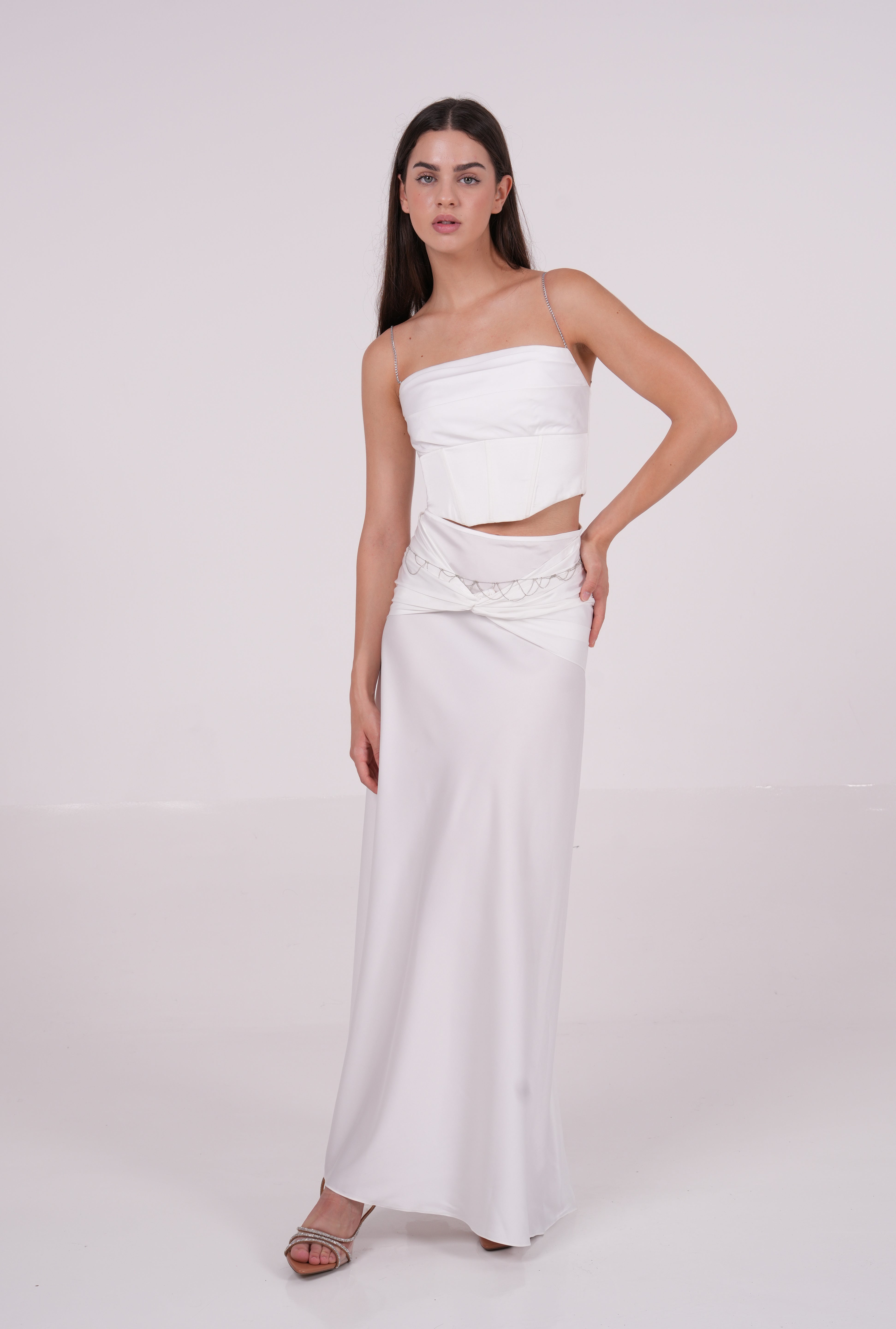 White Chain Top - Sevgilim