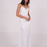 Pleated Bodycon Long Dress - Sevgilim