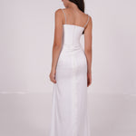 Pleated Bodycon Long Dress - Sevgilim