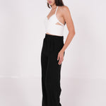 Ivory Cris Cross Top - Sevgilim