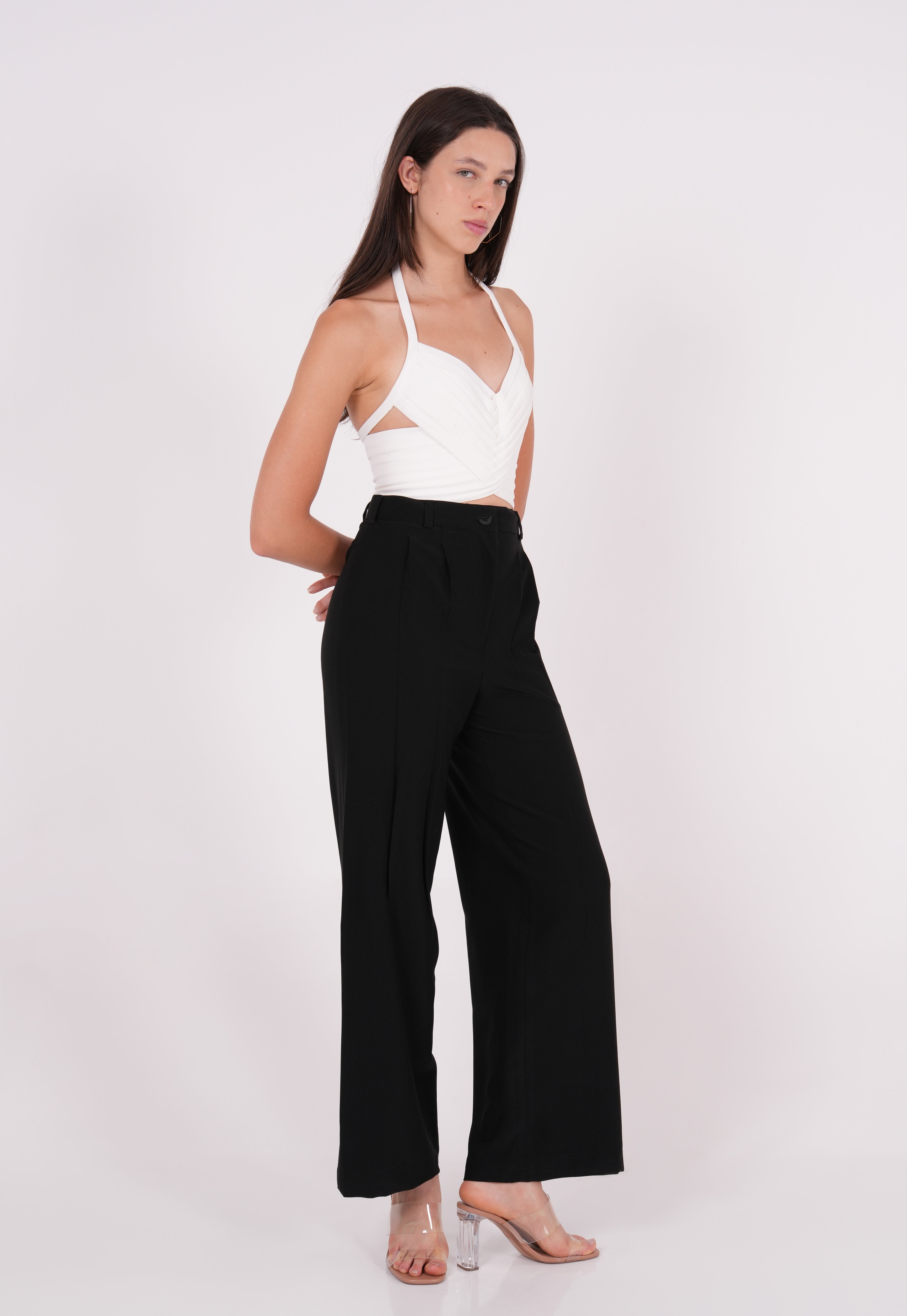 Ivory Cris Cross Top - Sevgilim