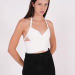 Ivory Cris Cross Top - Sevgilim