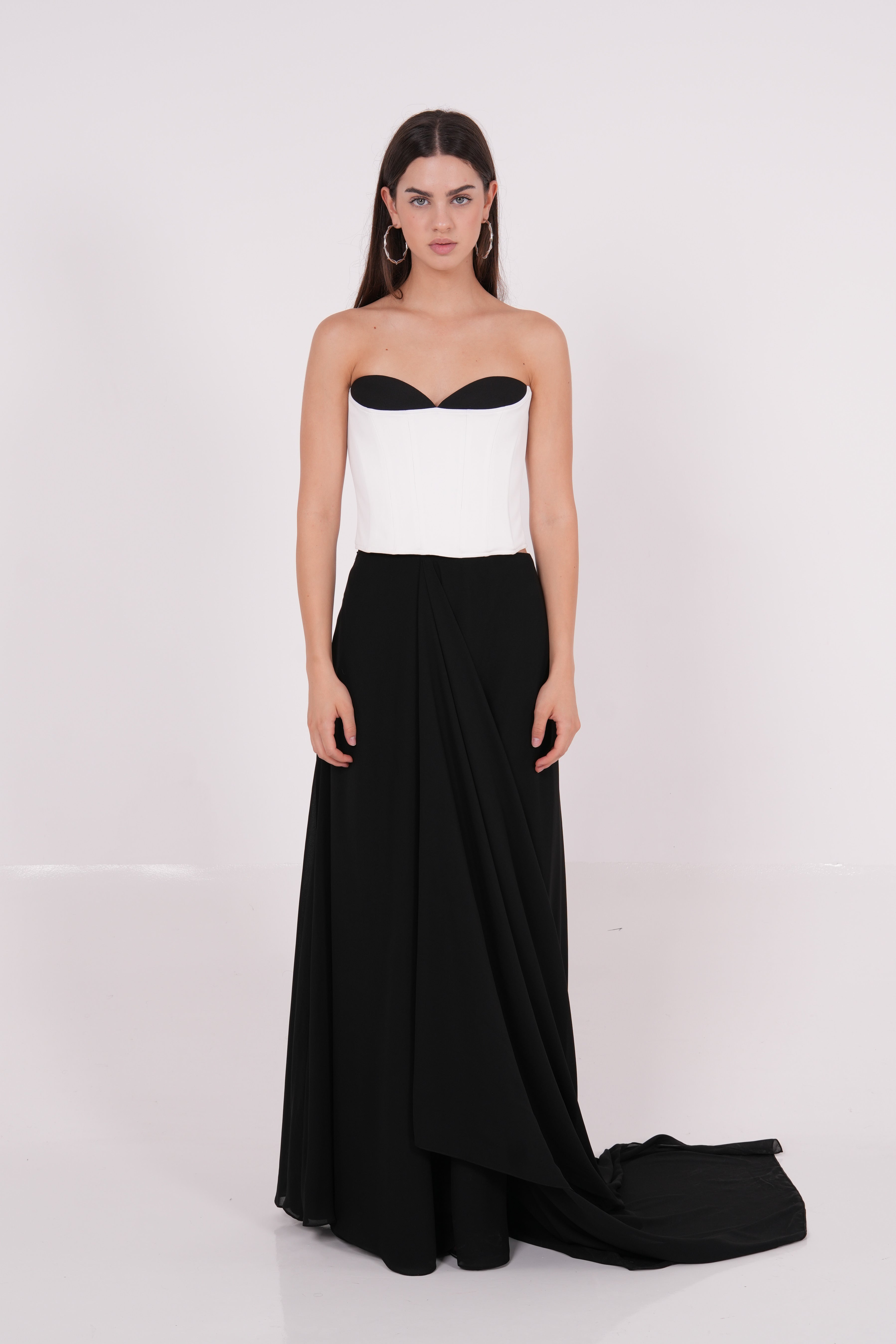 Chiffon Trail Skirt - Sevgilim