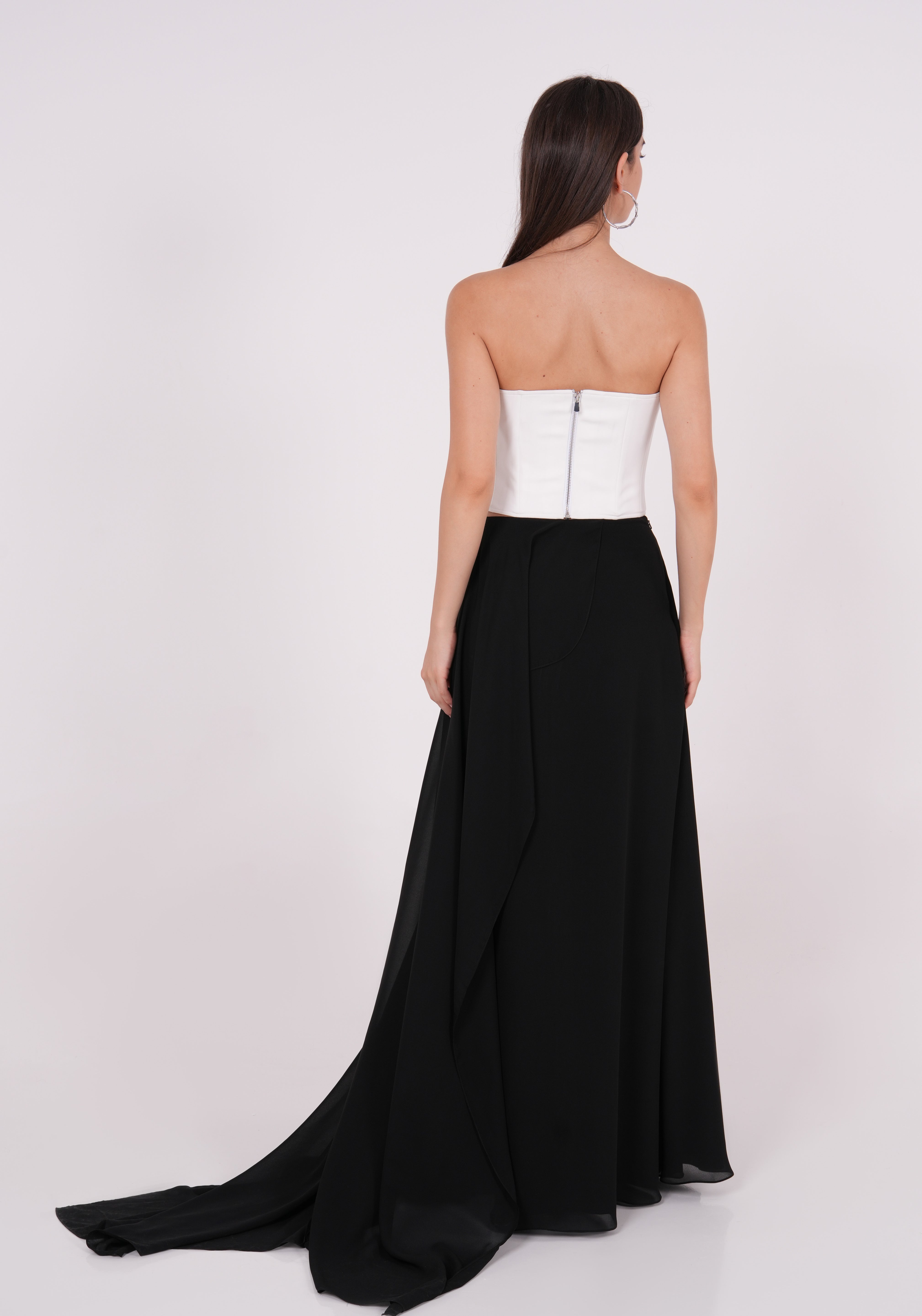 Chiffon Trail Skirt - Sevgilim