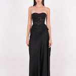 Silk Draped Skirt - Sevgilim