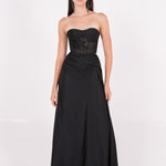 Silk Draped Skirt - Sevgilim
