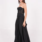 Silk Draped Skirt - Sevgilim