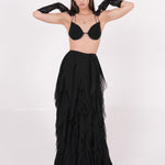 Black Backless Bralette - Sevgilim