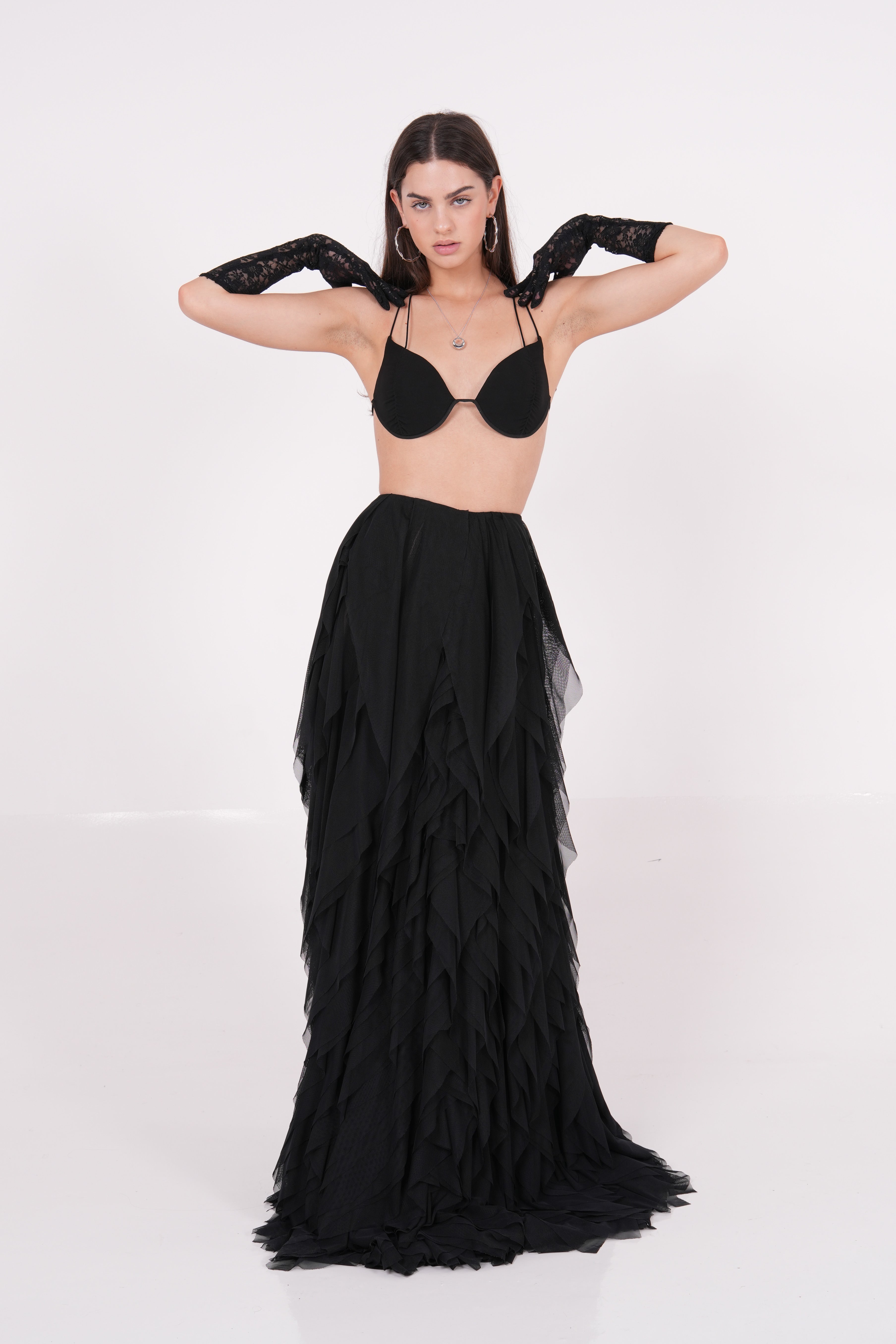 Black Backless Bralette - Sevgilim