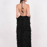 Ruffle Net Evening Skirt - Sevgilim