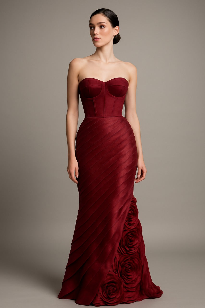Image of Crimson Dream Gown