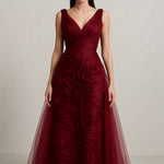 Long evening sexy gown dress